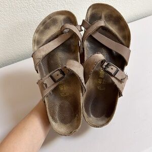 Birkenstock Mayari Sandal - Women's - stone - tan - EU 40/US Womens 9-9.5